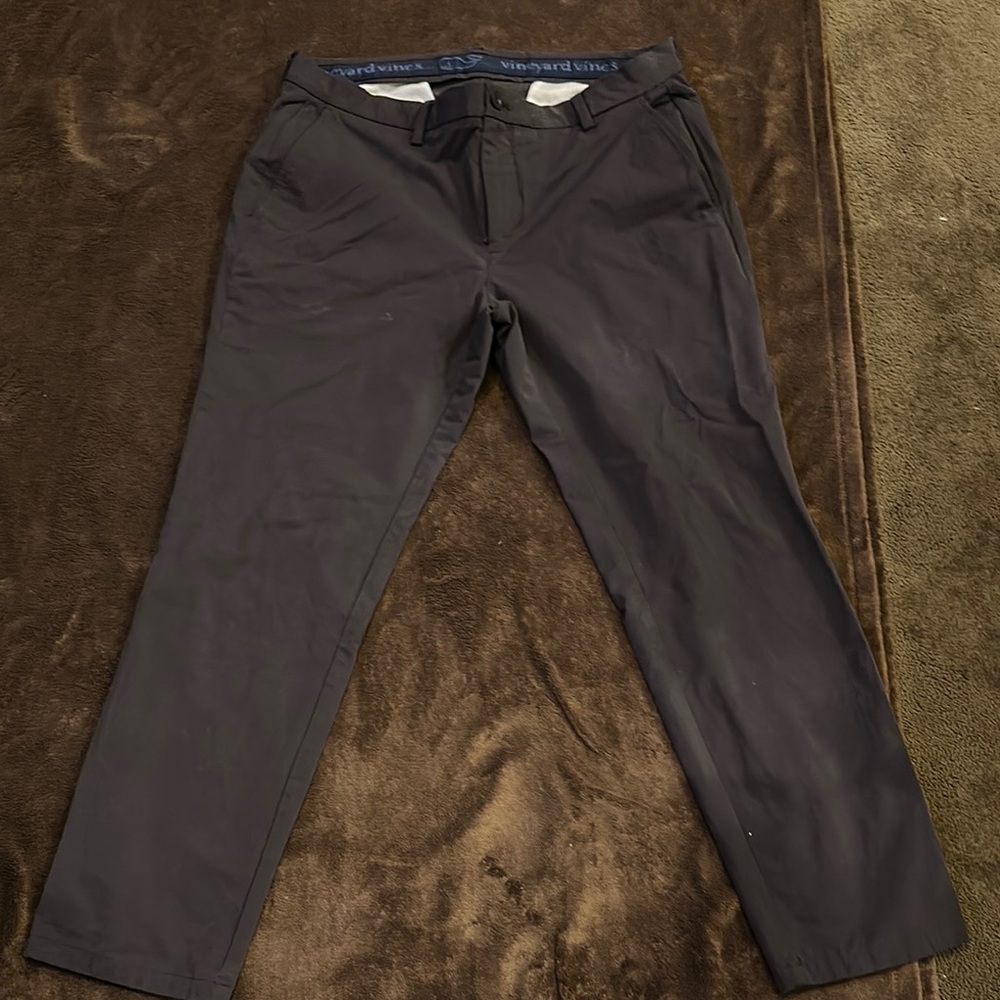 Vineyard Vines Black Chinos Classic Cotton Blend